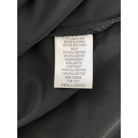 La Reine Women's Size S Black Sleeveless Ruched Bodycon Dress - Picture 5 of 6